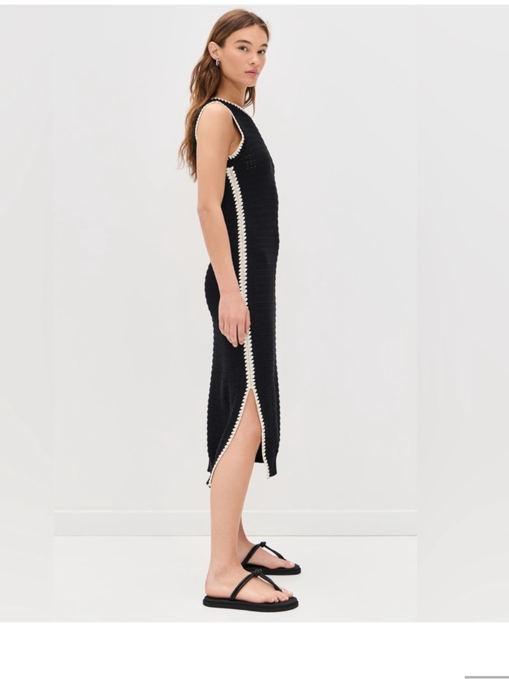 NWT VARLEY Dwight Tank Knit Midi Dress - Picture 4 of 10